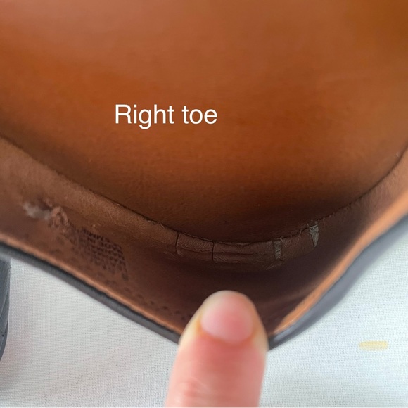 Lucky Brand Black Tan Leather Ballet Flats 8.5 M Emmie - Picture 11 of 13